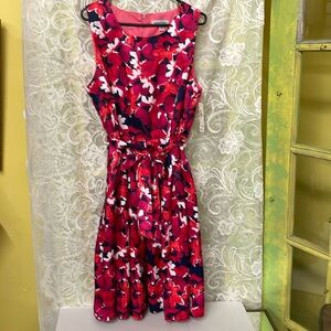 Shelby & Palmer Floral Dress Vtg New Size 14W